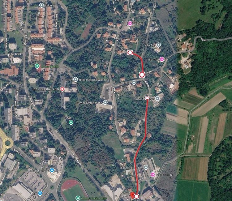 Skica Stari Katuri Dionica Izvođenja Radova