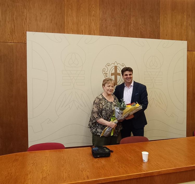 Maria Santalesa i gradolnačenik Valter Glavičić